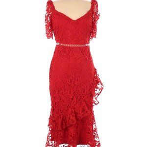 Cocktail Dress - Lulu's, M, Red